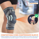 Physio Factory Knee Sleeve. Blue/Green